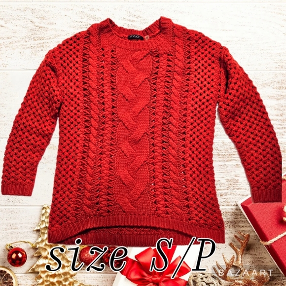 FYLO Chunky Knit Christmas Sweater Size S/P Women's - Picture 1 of 7